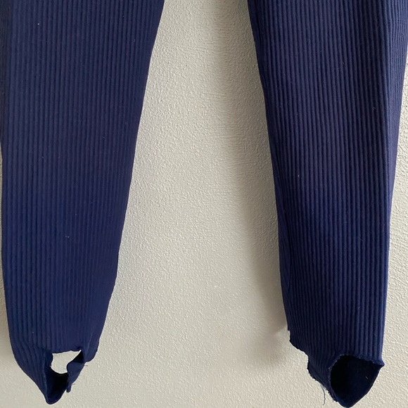 NILS Ski Pants Womens Size 12 High Waist Stirrup Style Blue Outdoors Active - Picture 6 of 11